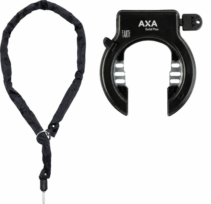 AXA Solid Ringslot + Insteekketing gemonteerd