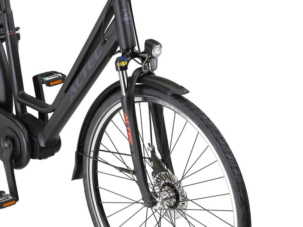 Altec Delta E-bike 518Wh Midden Motor 7v 28inch 49cm Mat Zwart