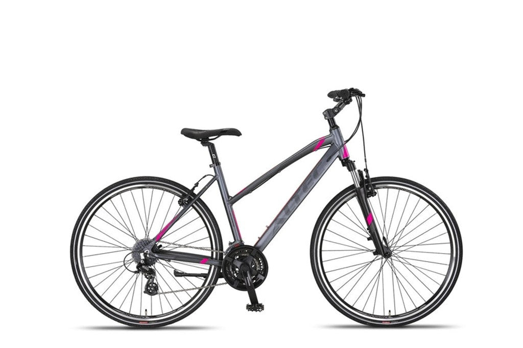 Altec Legarda Trekking V-Brakes 28 inch Antraciet/Pink