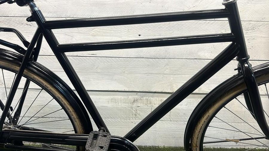 Herenfiets zwart cm65 inch28