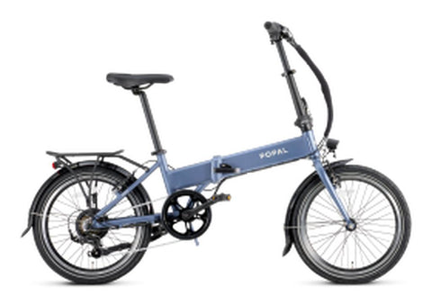 Popal E-Folt Vouwfiets Mat Blauw