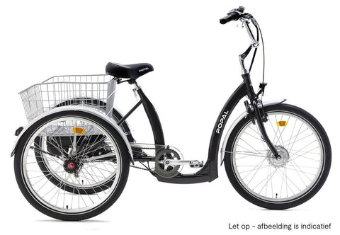 Tricycle E Luxury 24 inch E-Bike Black